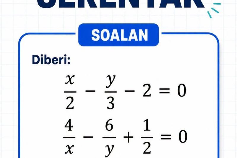 Sistem Persamaan Tunggang Terbalik Lagi