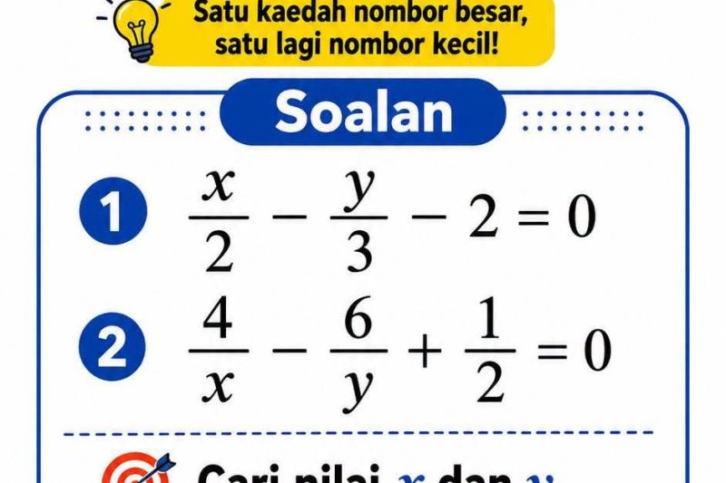 Sistem Persamaan Ada Pattern Tersembunyi
