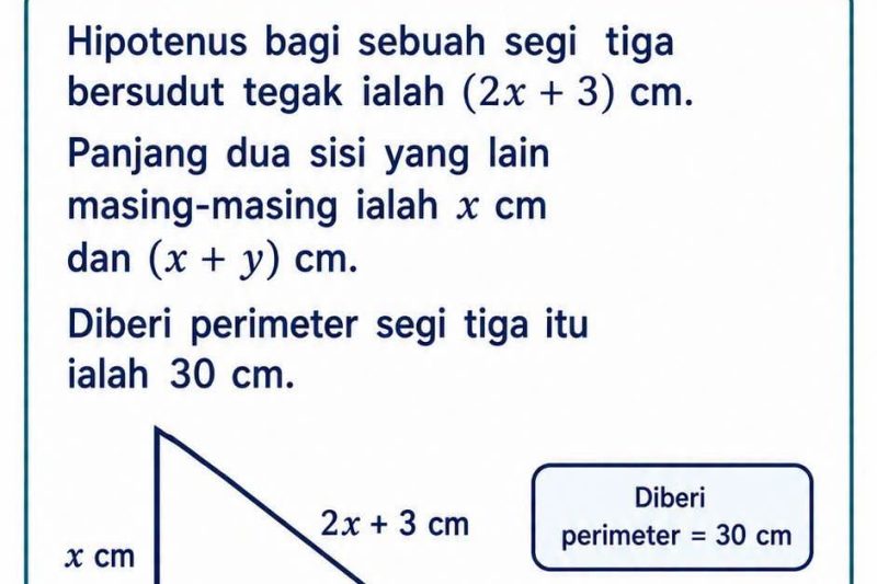 Sistem Persamaan Segitiga ABC