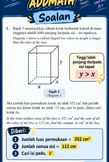 SISTEM PERSAMAAN – CARI V TANPA CARI Y